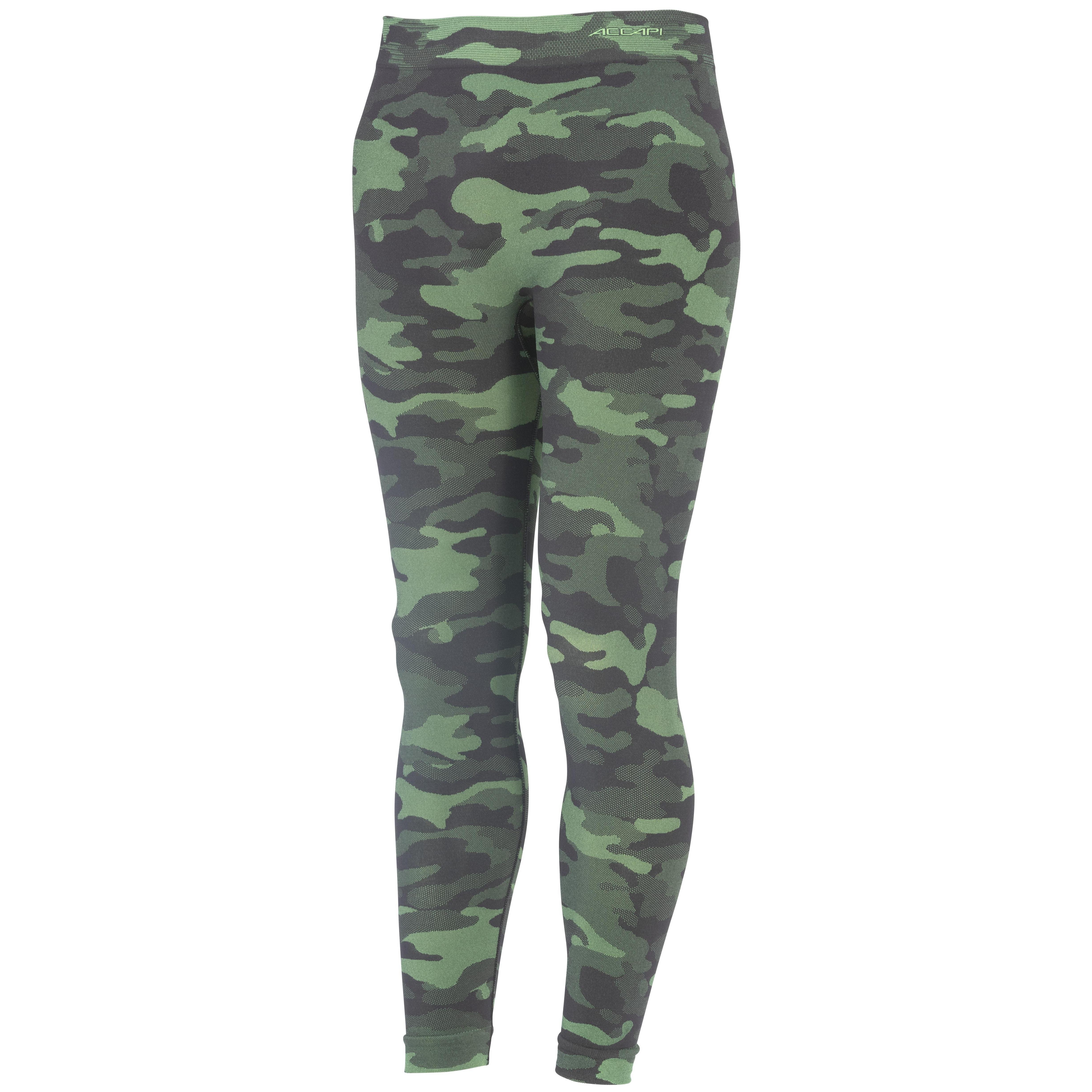 фото Кальсоны accapi polar bear sport 3/4 trousers pants black lime (us:m/l)