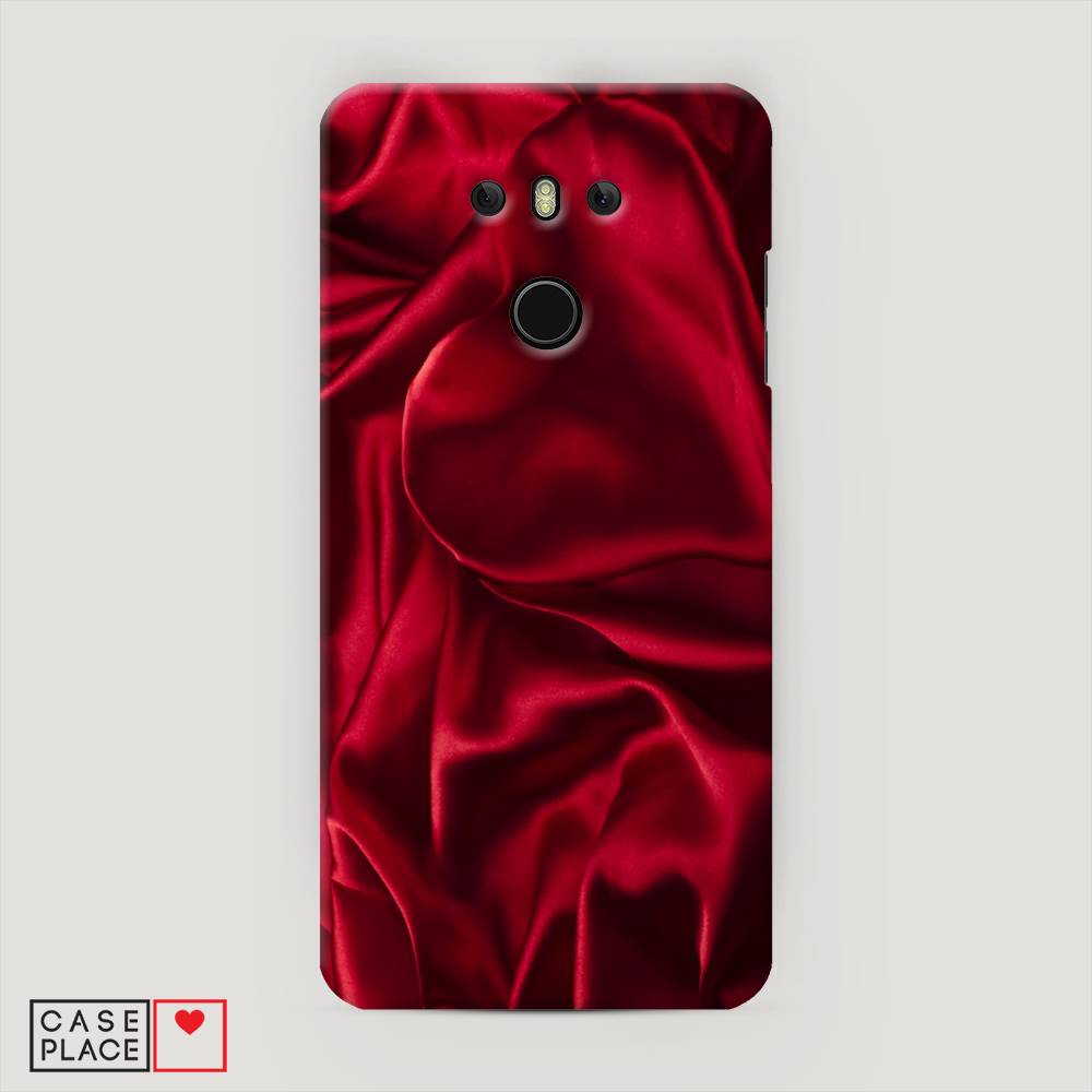 фото Чехол awog "текстура красный шелк" для lg g6