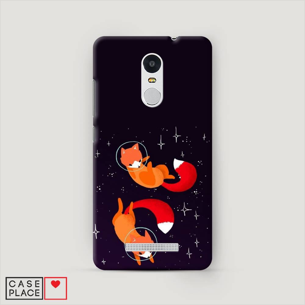 

Пластиковый чехол "Лисы космонавты" на Xiaomi Redmi Note 3