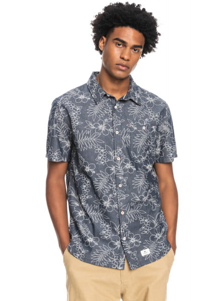 

Рубашка мужская Quiksilver EQYWT04307 синяя 2XL, EQYWT04307