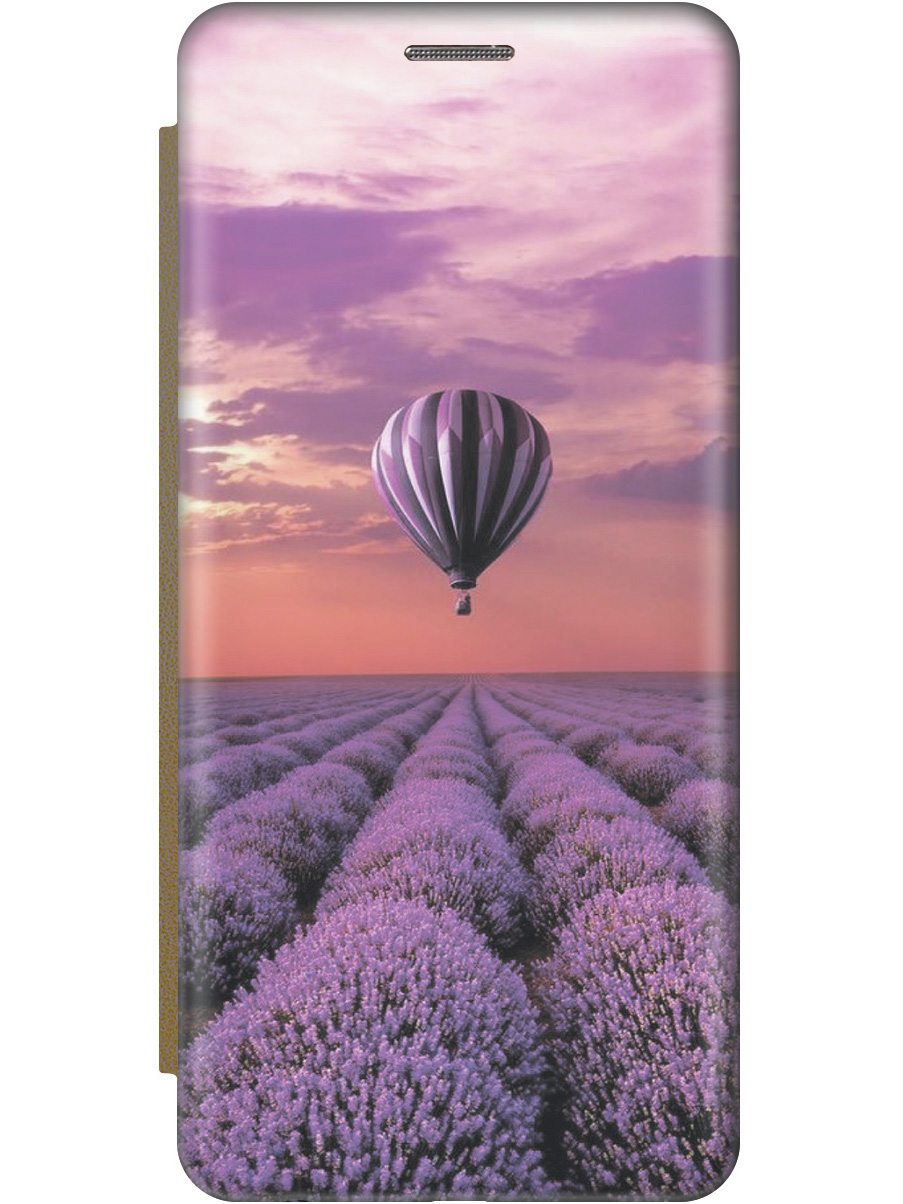 

Чехол-книжка на Tecno Pova Neo 3 "Лаванда и воздушный шар" золотой, Голубой;синий, 20001482