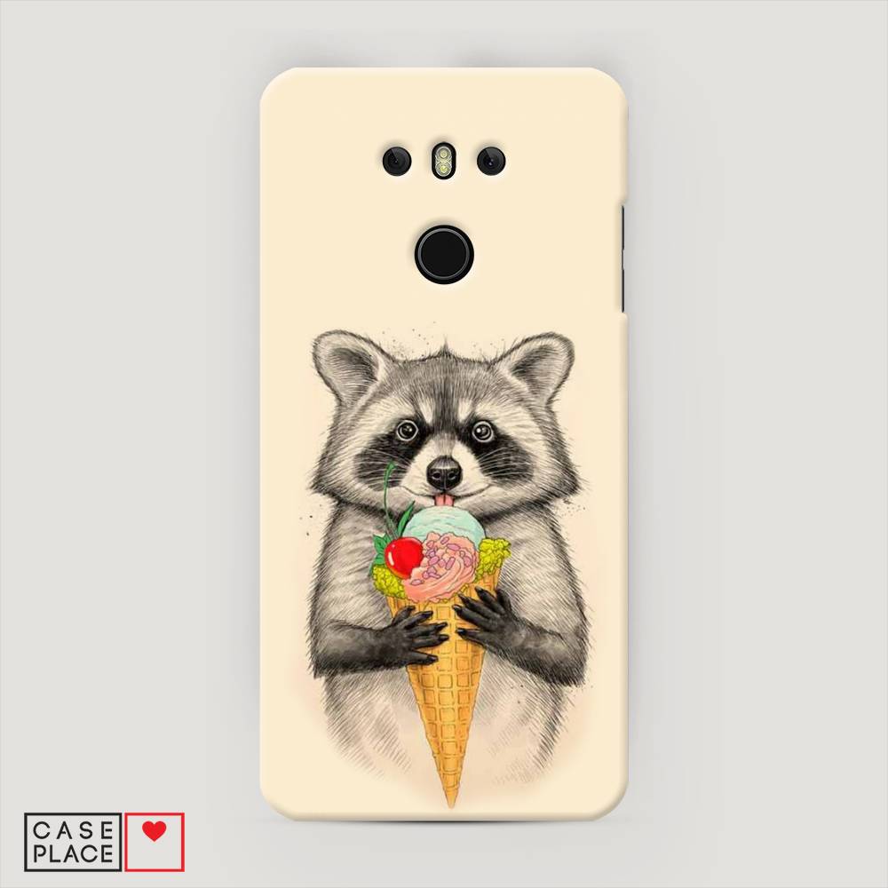 

Чехол Awog "Енот с мороженым" для LG G6, 80820-7