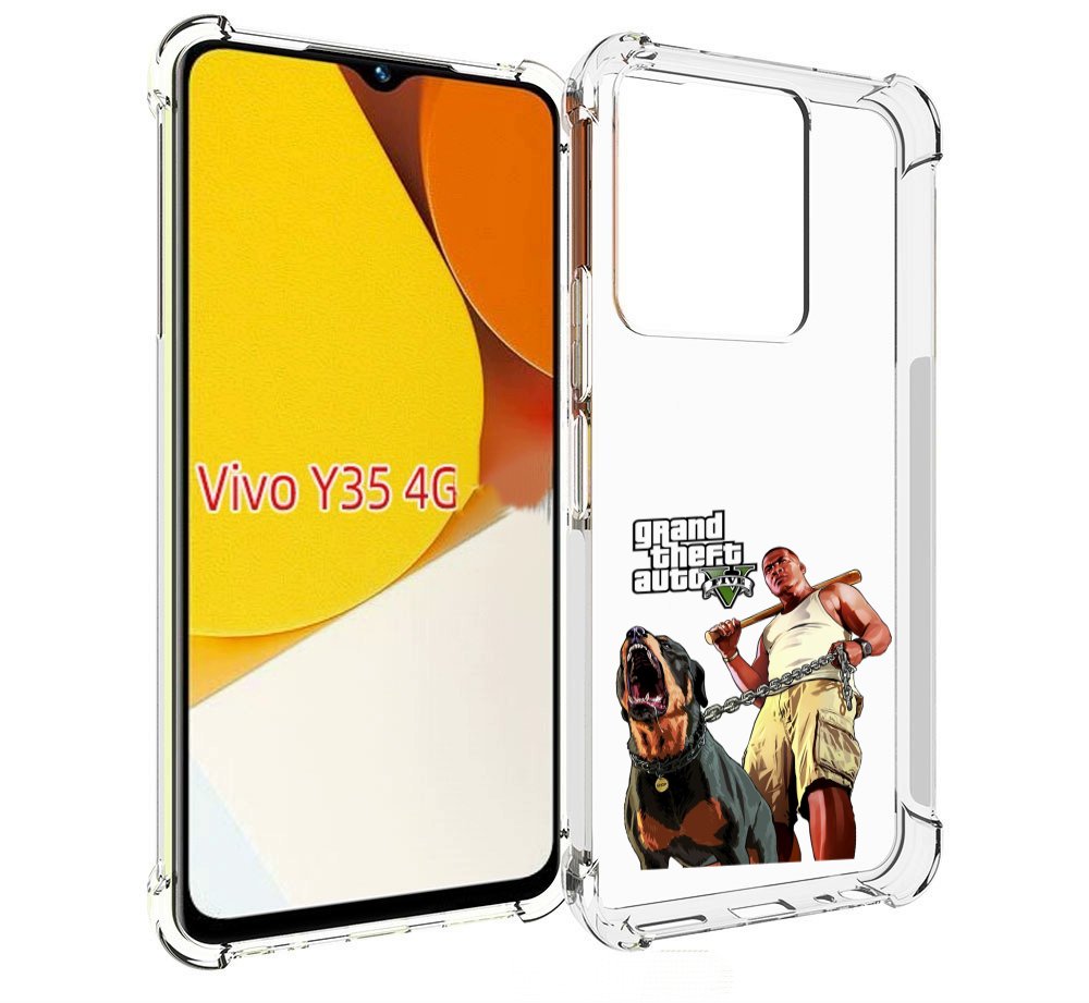 

Чехол MyPads GTA грозная собака для Vivo Y35 4G 2022 / Vivo Y22, Прозрачный, Tocco