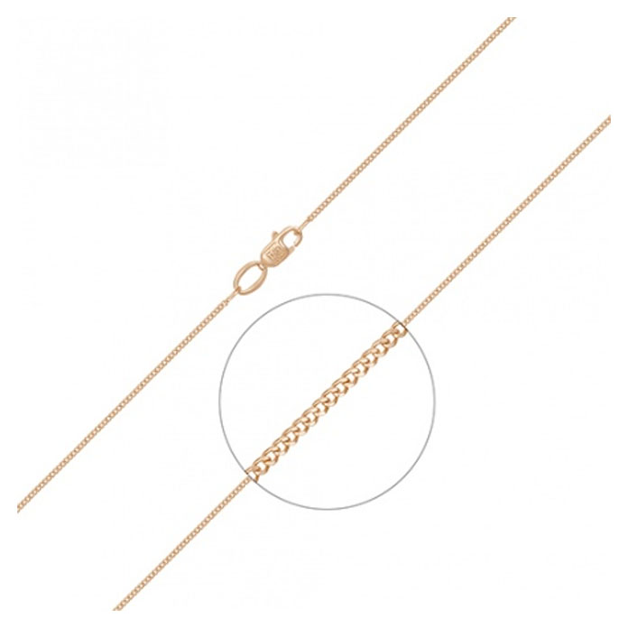

Цепочка из красного золота 45 см PLATINA jewelry 21-0103-025-1110-17, 21-0103-025-1110-17