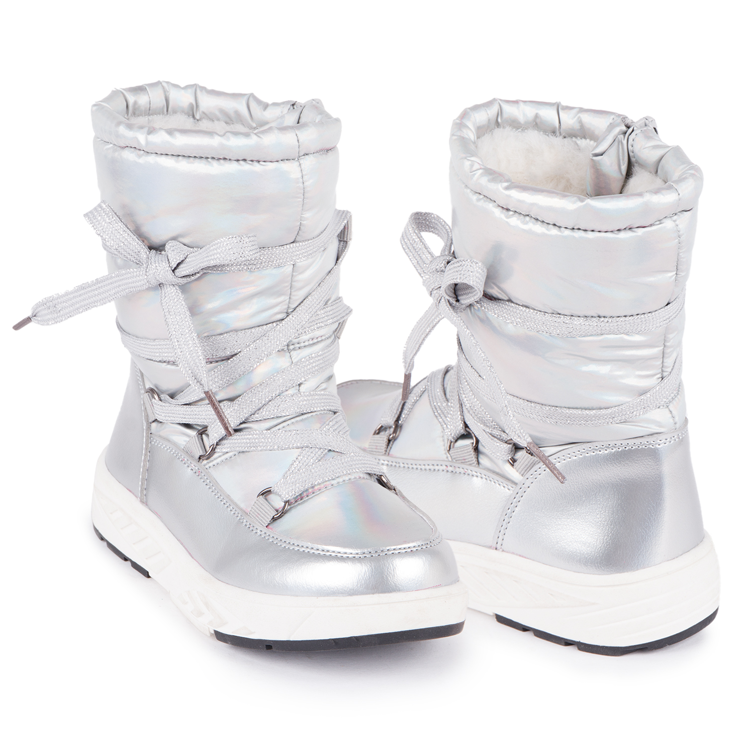 

Дутики детские Kdx MUFW21-94 silver серебряный р.30, MUFW21-94 silver