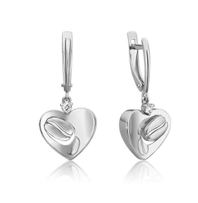 

Серьги из белого золота с топазом PLATINA jewelry 02-4918-01-201-1120, 02-4918-01-201-1120