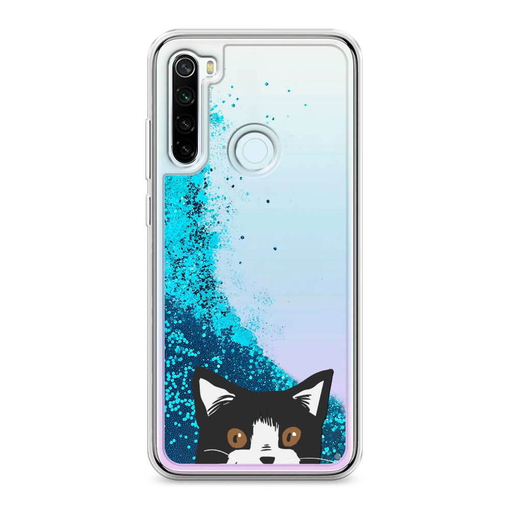 

Чехол Awog на Xiaomi Redmi Note 8T "Подглядывающий кот", Разноцветный, 37493-1