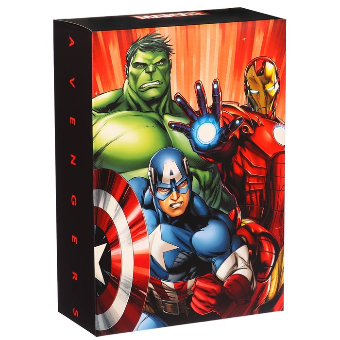 Коробка складная,16х23х7,5 см Супер-герои, Мстители 2 шт.