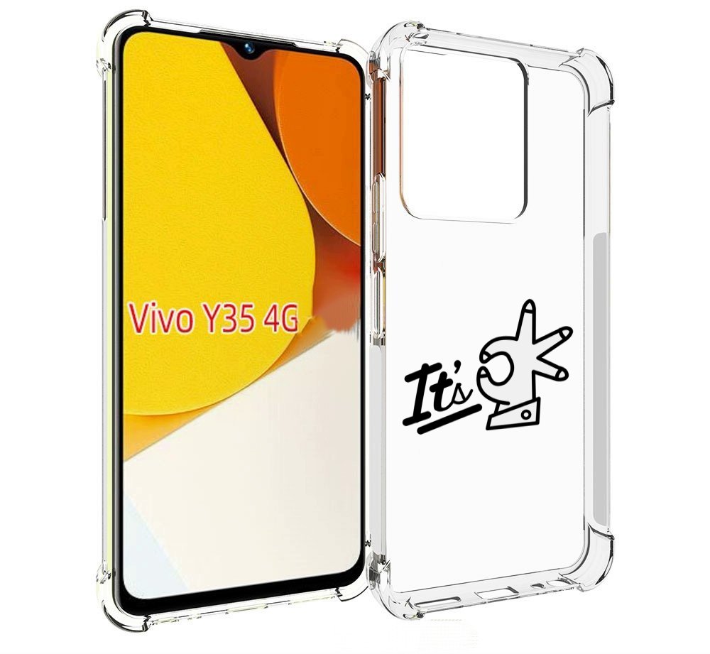 

Чехол MyPads все-ок для Vivo Y35 4G 2022 / Vivo Y22, Прозрачный, Tocco