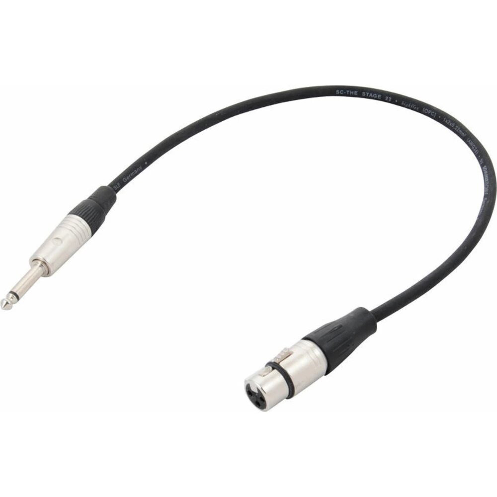 фото Кабель аудио 1xjack - 1xxlr sommer cable sg03-0250-sw 2.5m