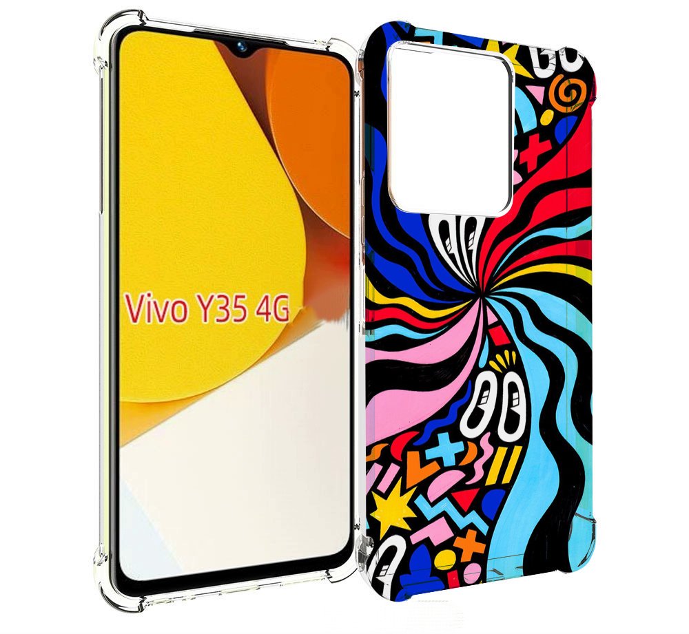 

Чехол MyPads волнистая-абстракция для Vivo Y35 4G 2022 / Vivo Y22, Прозрачный, Tocco