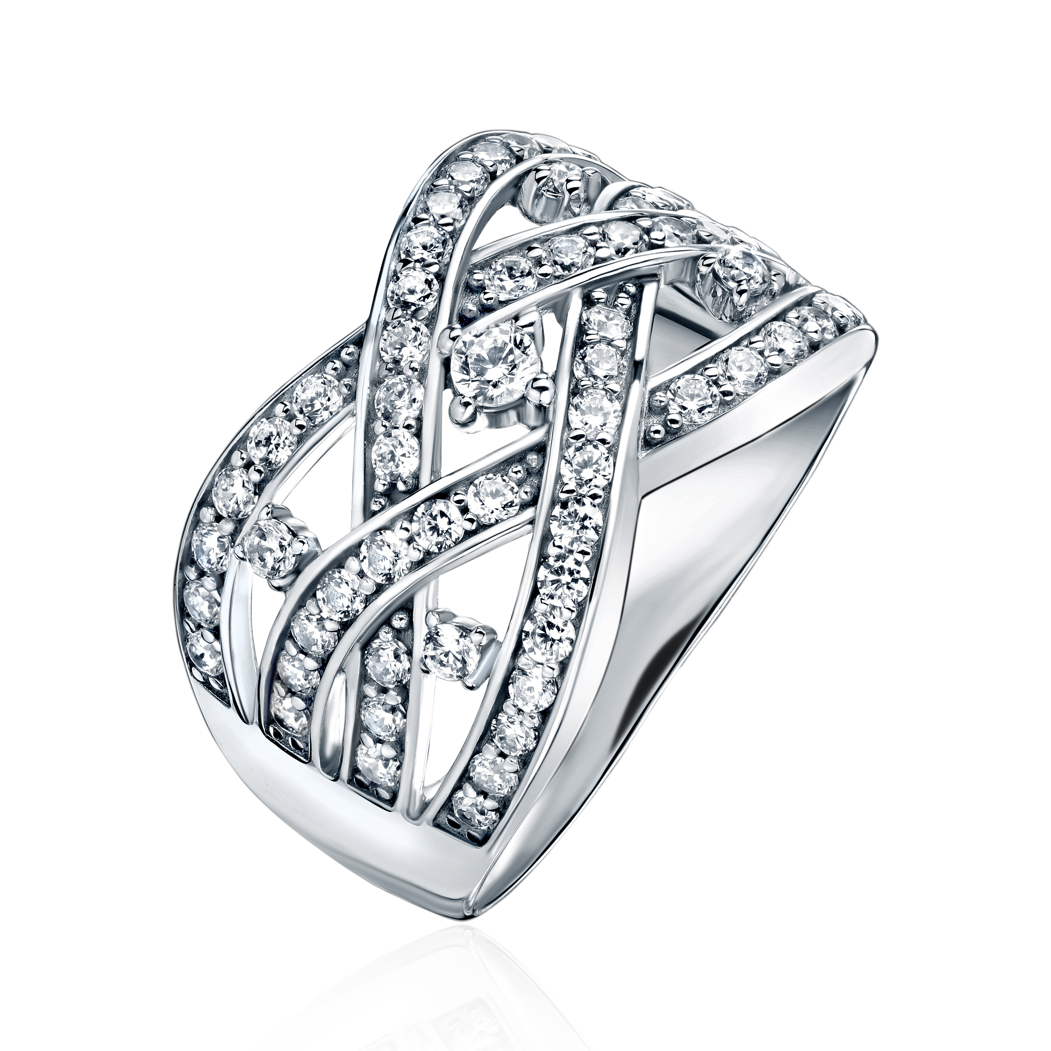 

Кольцо из серебра р. , Эстет 01К1514138, фианит, 01К1514138