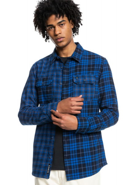 

Рубашка мужская Quiksilver EQYWT04238 синяя S, EQYWT04238