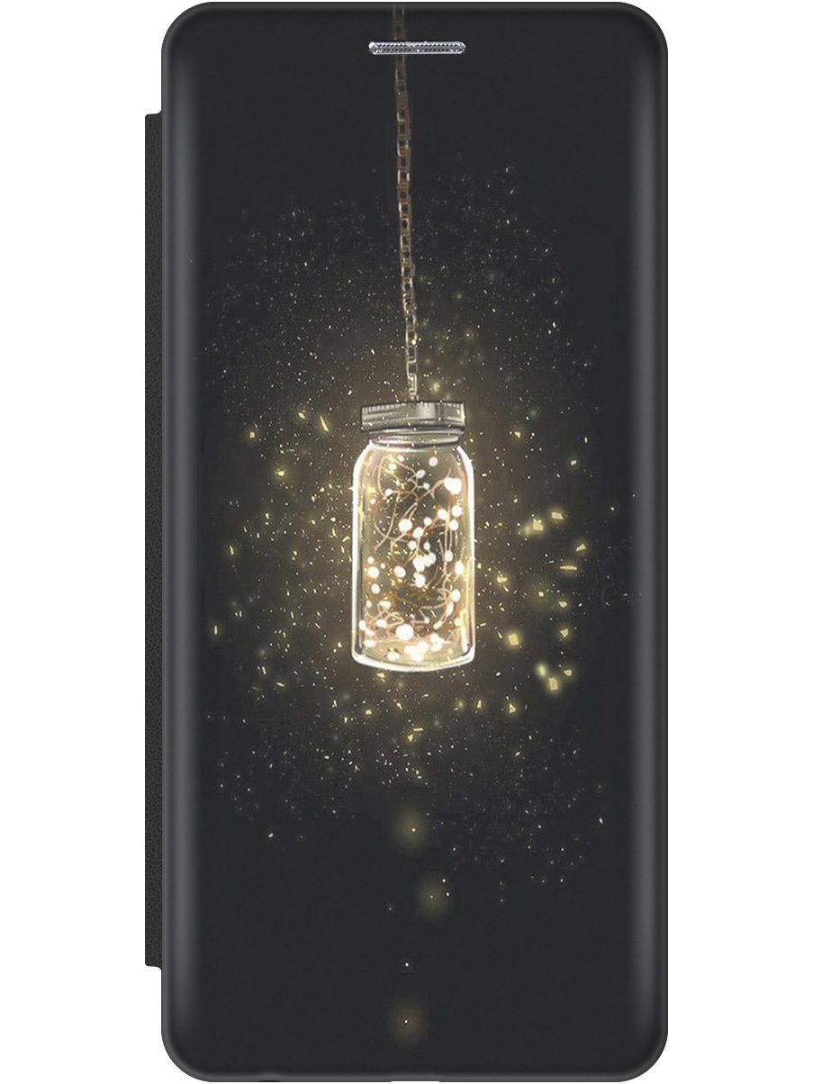 

Чехол-книжка на Tecno Pova Neo 3 "Ночной светильник" черный, Желтый;оранжевый;черный, 20001482