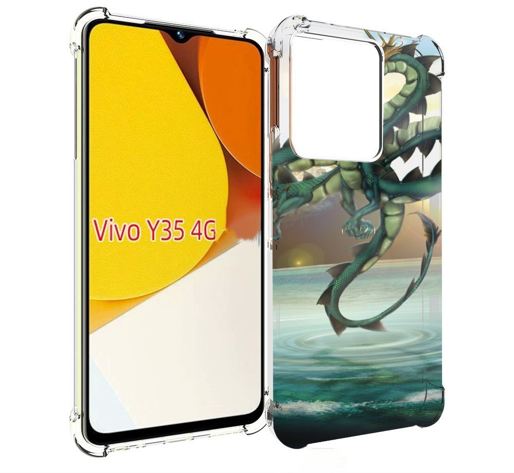 

Чехол MyPads водяной-дракон для Vivo Y35 4G 2022 / Vivo Y22, Прозрачный, Tocco