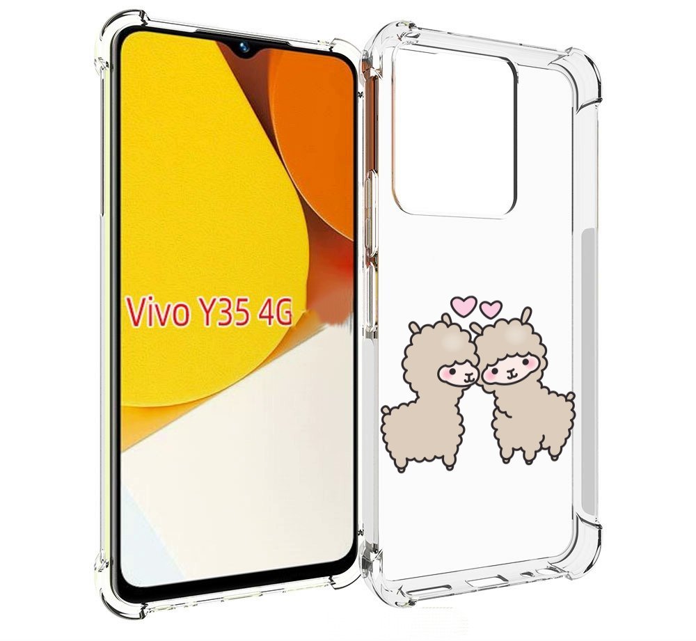 

Чехол MyPads влюбленные-барашки для Vivo Y35 4G 2022 / Vivo Y22, Прозрачный, Tocco