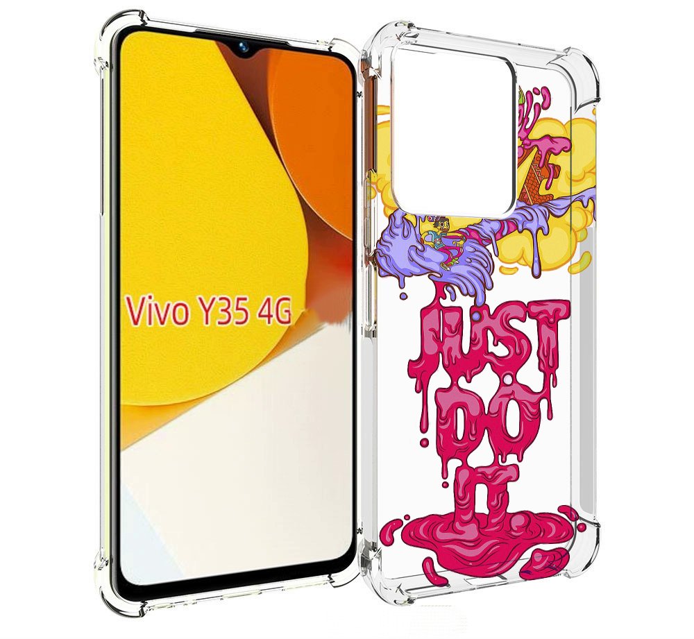 

Чехол MyPads вкусный найк для Vivo Y35 4G 2022 / Vivo Y22, Прозрачный, Tocco