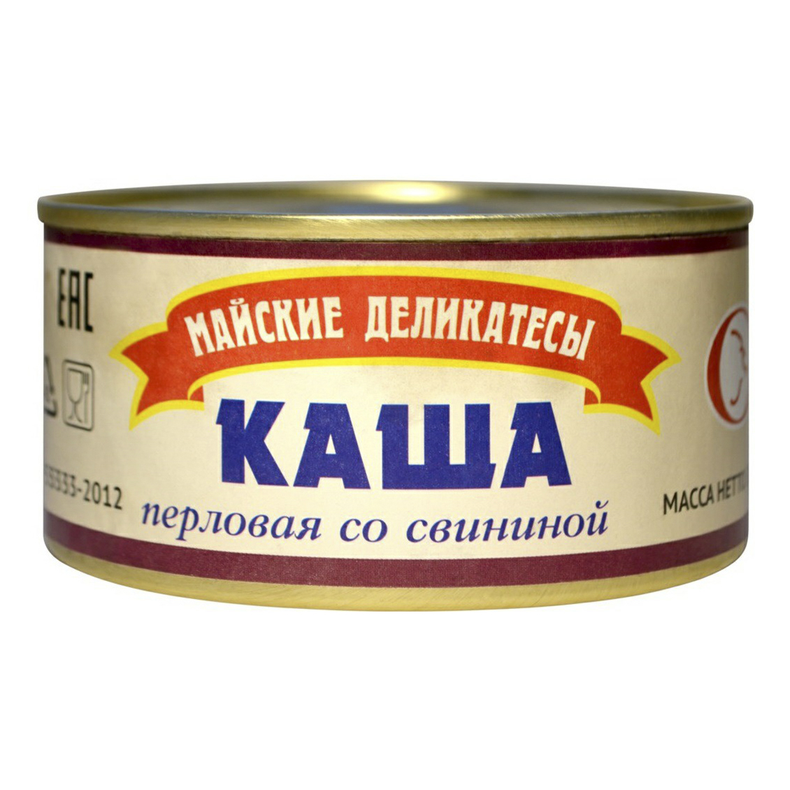 

Каша перловая Майские деликатесы со свининой 325 г