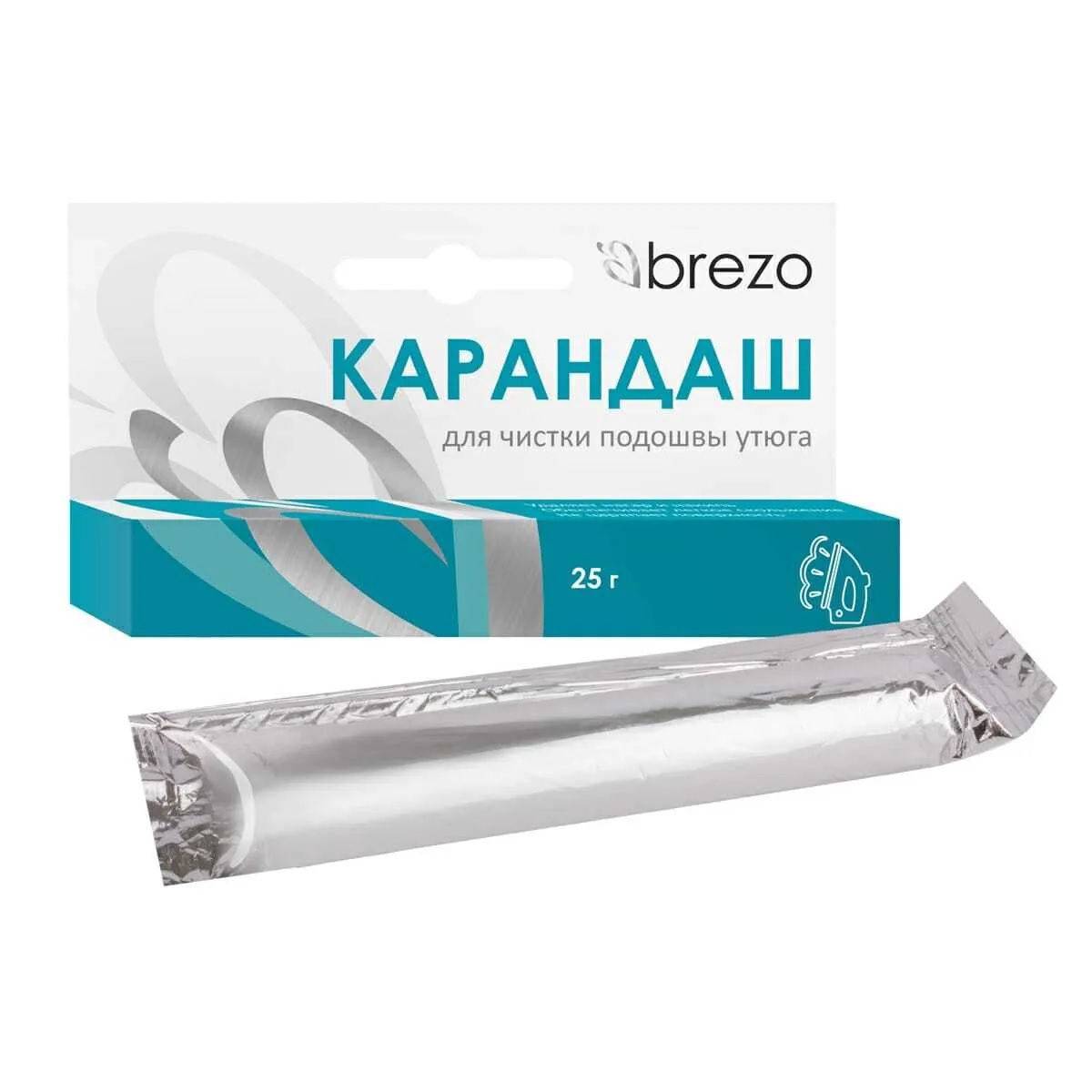 Карандаш для чистки утюга BREZO 97025 25г чистящий карандаш для подошвы утюга zumman ir1