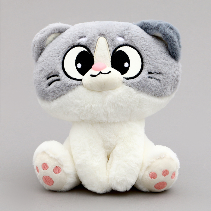 

Мягкая игрушка «Котик», 22 см, цвет серый