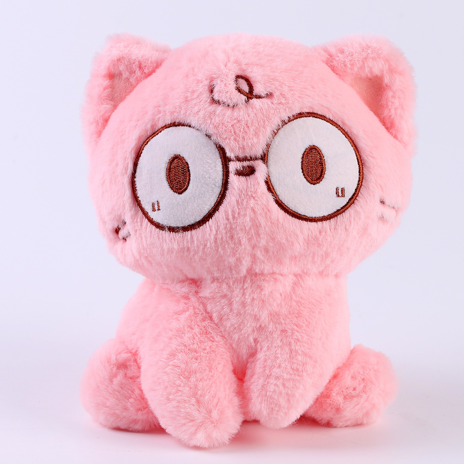 

Мягкая игрушка «Кот» в очках, 20 см, цвет розовый