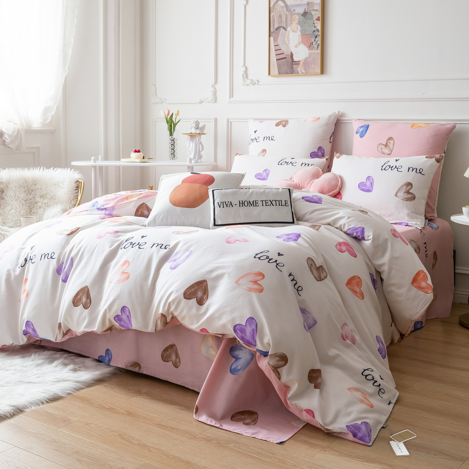 

Комплект постельного белья Сатин 100% хлопок C545, 1.5 спальный, наволочки 50-70 2 шт, CIT-252066506