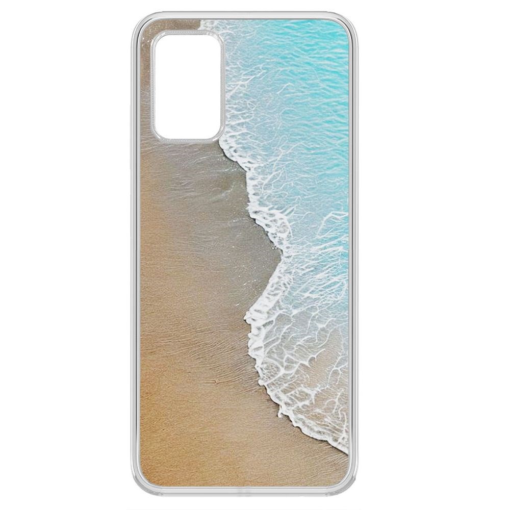 

Чехол-накладка Krutoff Clear Case Прибой для Samsung Galaxy A03s (A037), Прозрачный