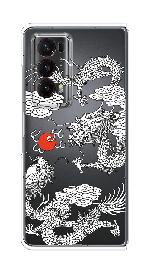

Чехол на Honor Magic V2 "Драконы с ножом", Прозрачный;черный;белый, 6123550-1