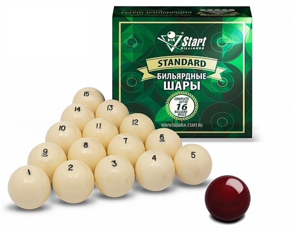 

Шары для бильярда Start Billiards Standard 60 мм