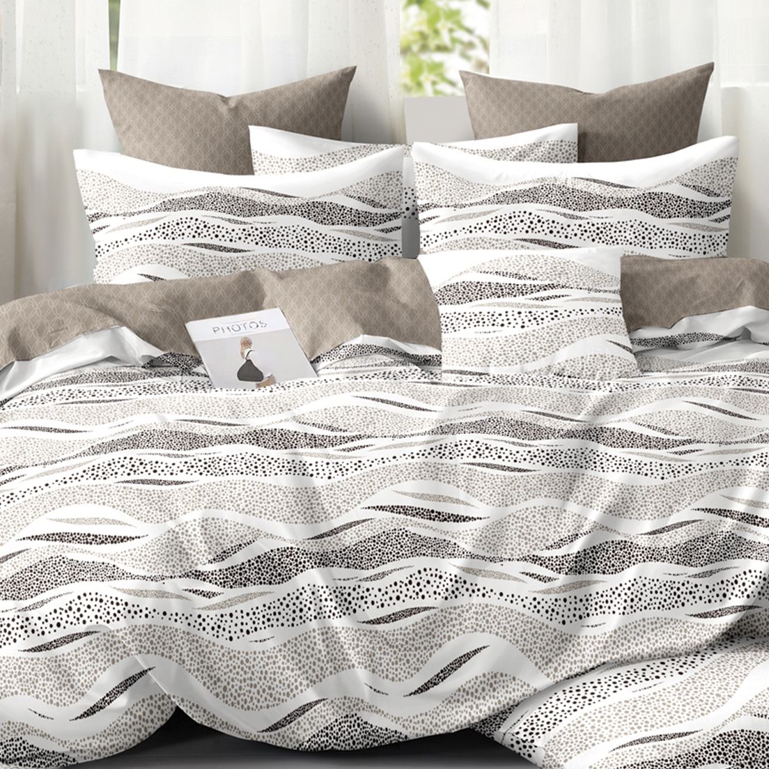 

Постельное белье семейное Cleo Pure Cotton 4 наволочки 50х70 и 70х70, 41/275-PC/CL, Pure Cotton