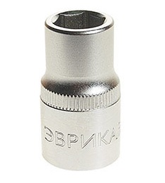 ЭВРИКА ER91310 головка 6-ти гранная 17мм ЭВРИКА квадрат 1/2, L=40mm