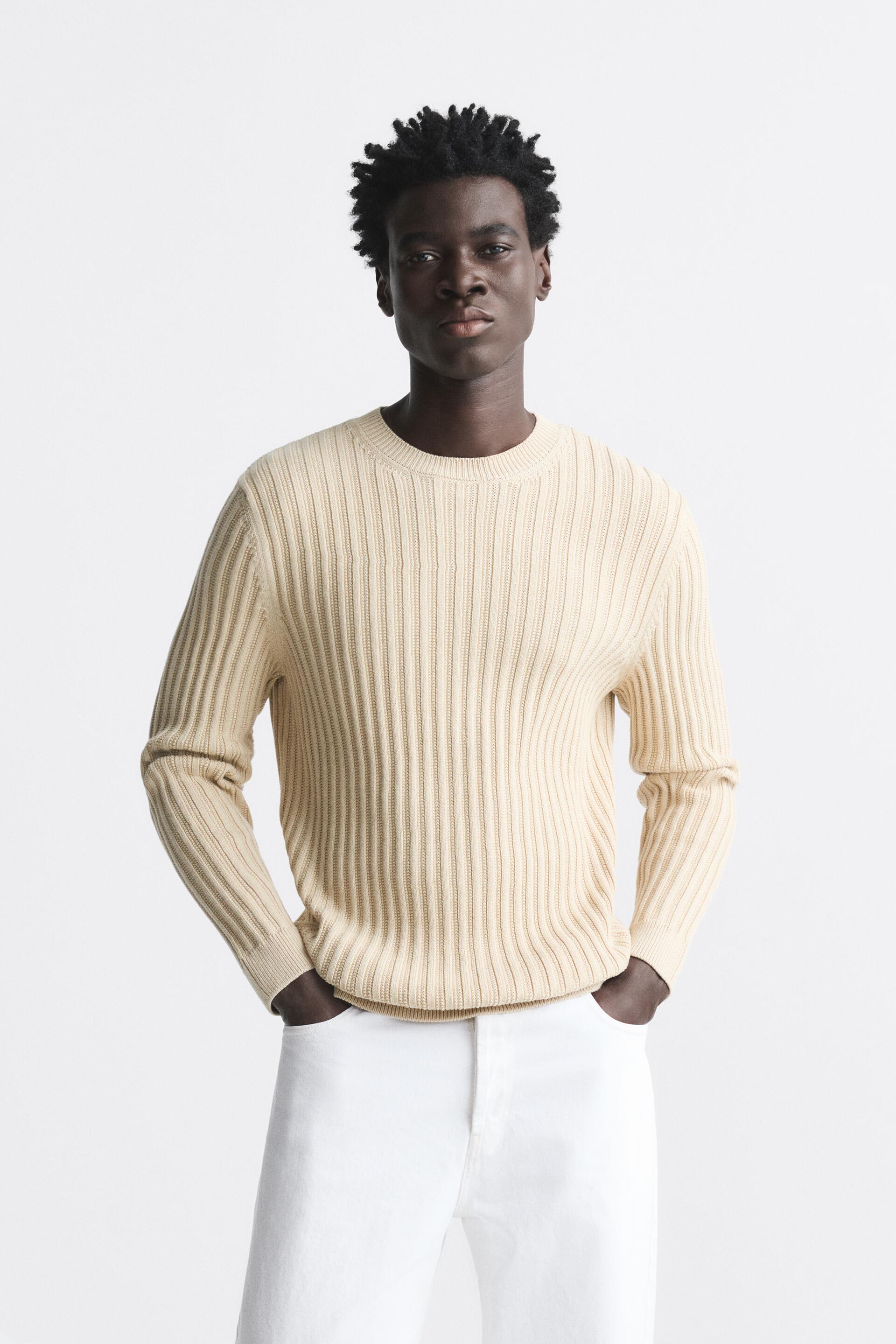 

Джемпер мужской ZARA 02632414 бежевый L (доставка из-за рубежа), 02632414