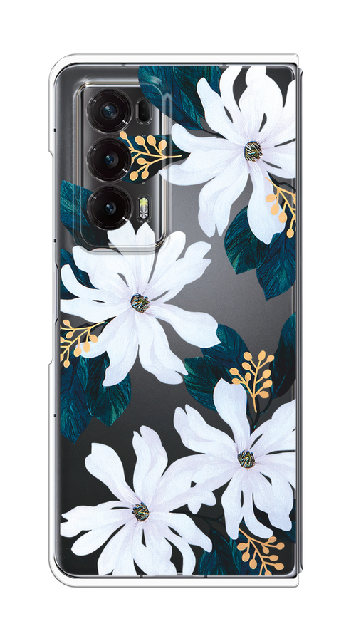 

Чехол на Honor Magic V2 "Delilah Flower", Зеленый;белый, 6123550-1