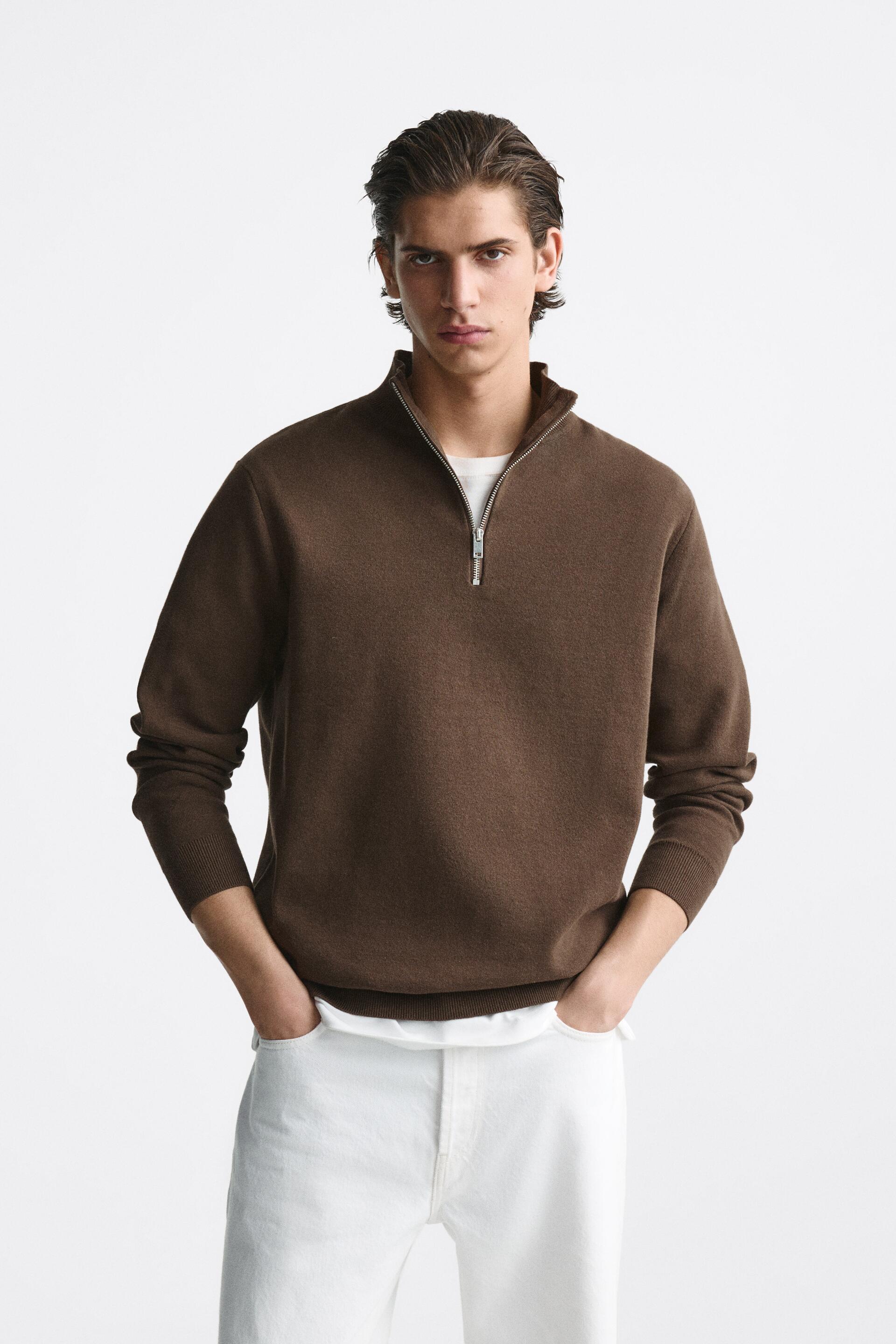 

Джемпер мужской ZARA 02621401 коричневый XL (доставка из-за рубежа), 02621401