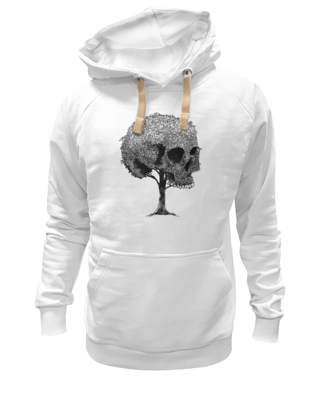 

Худи унисекс Printio Skull art белое 2XL, Белый, Skull art