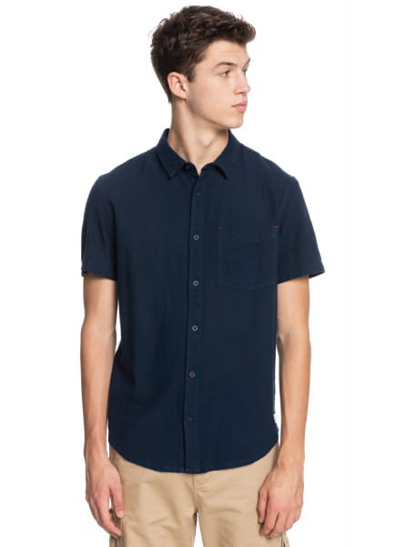 

Рубашка мужская Quiksilver EQYWT04166 синяя M, EQYWT04166