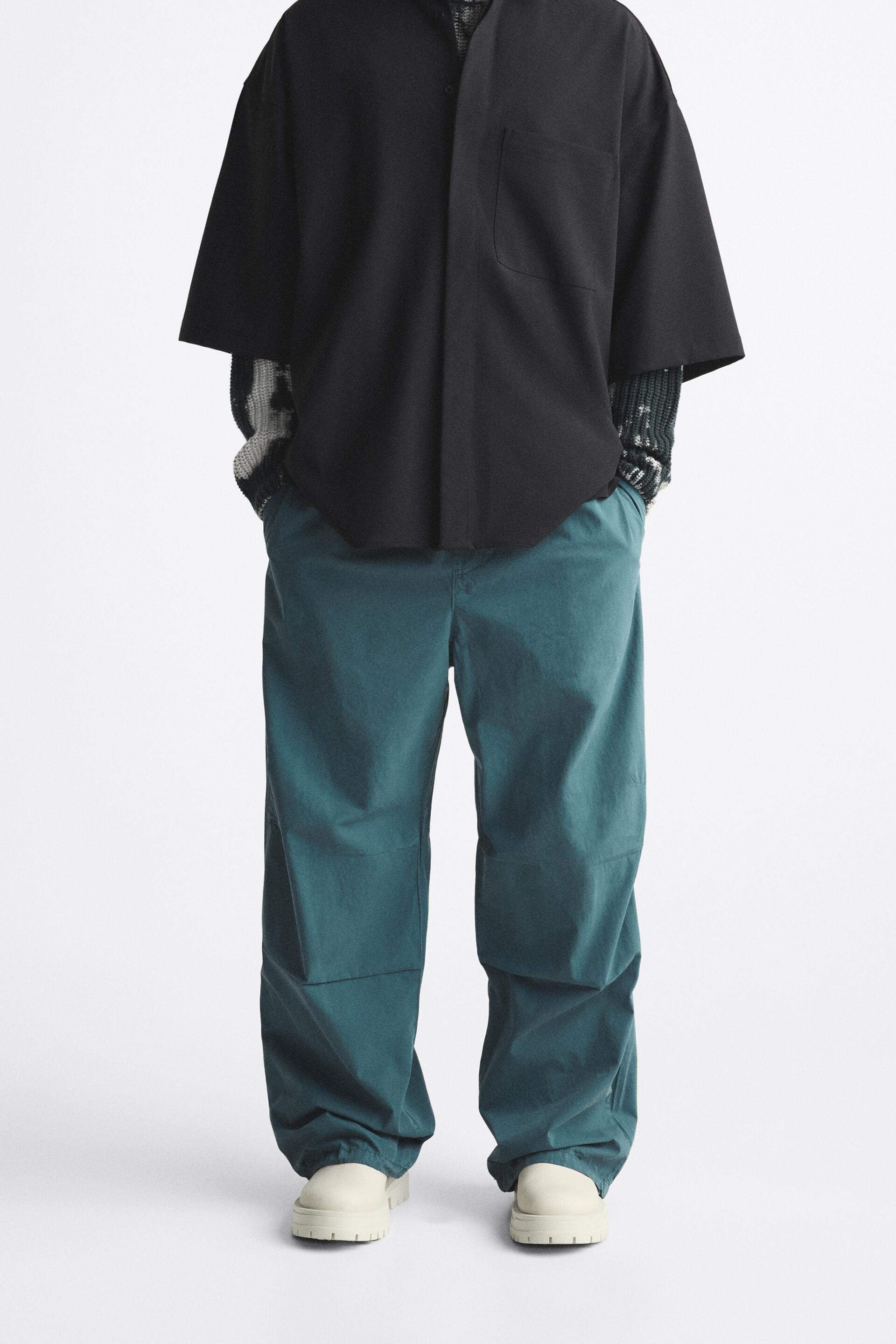 

Брюки мужские ZARA 02553426 синие XL (доставка из-за рубежа), Синий, 02553426