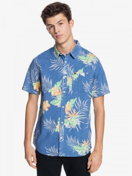 

Рубашка мужская Quiksilver EQYWT04133 синяя M, EQYWT04133