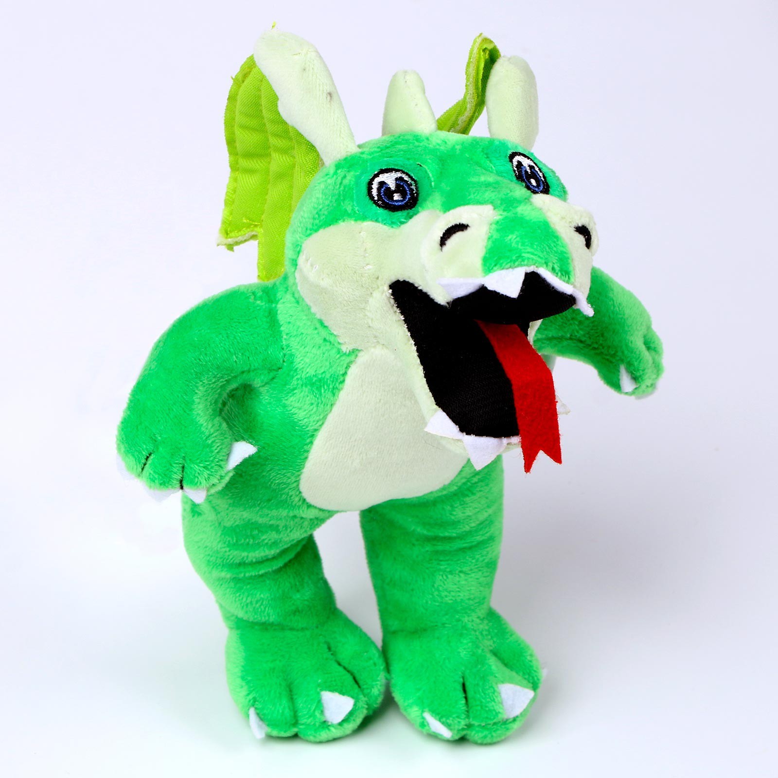 

Мягкая игрушка «Дракон», в полный рост, 21 см, цвет зеленый