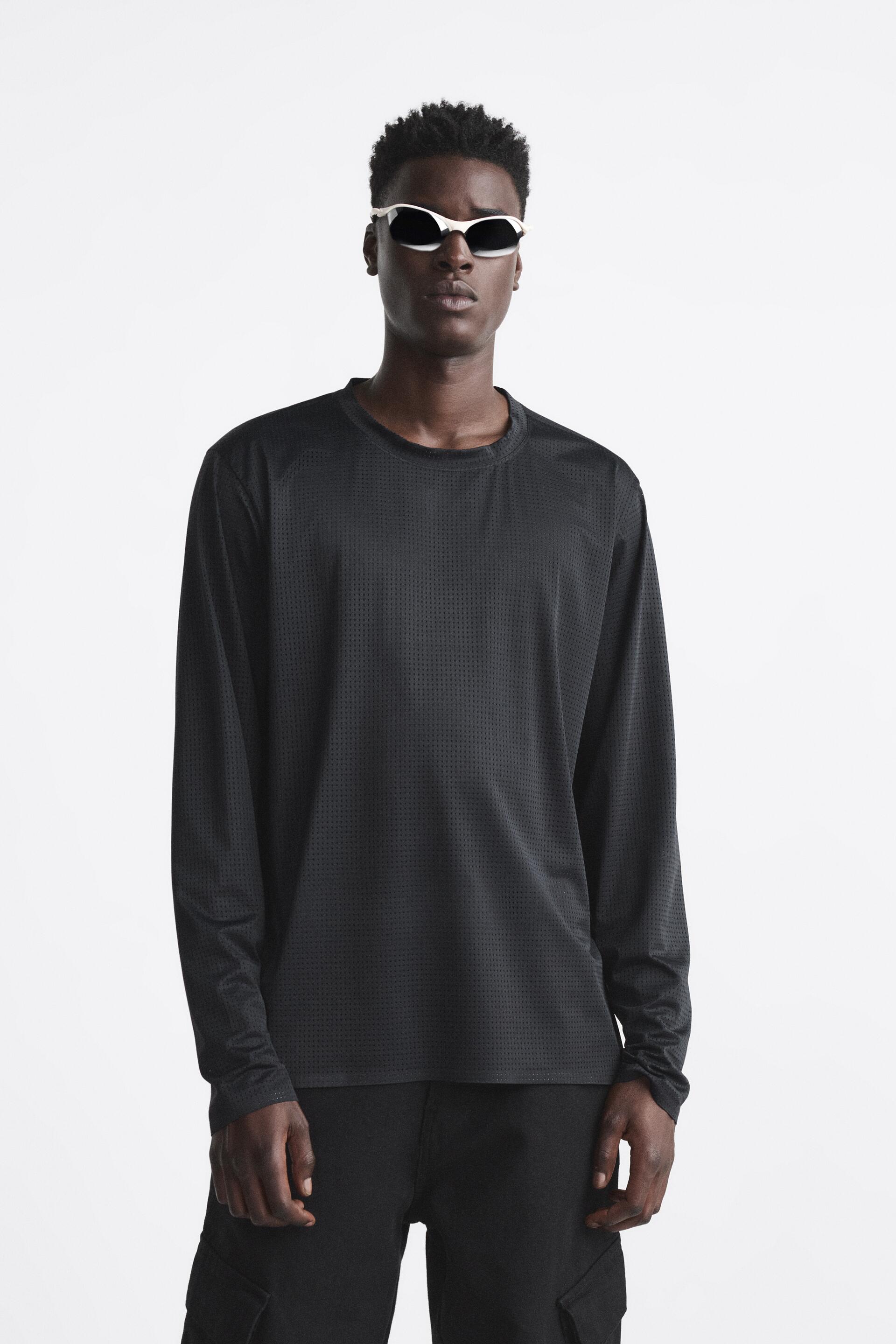 

Лонгслив мужской ZARA 01943307 черный L (доставка из-за рубежа), 01943307