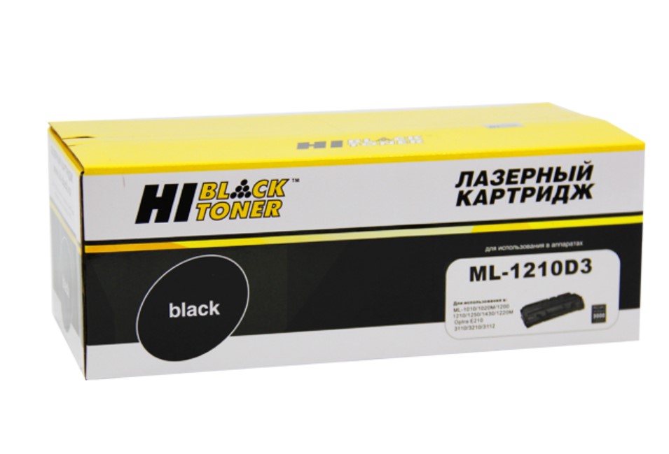 

Картридж для лазерного принтера Hi-Black HB-ML-1210D3 черный, совместимый, HB-ML-1210D3