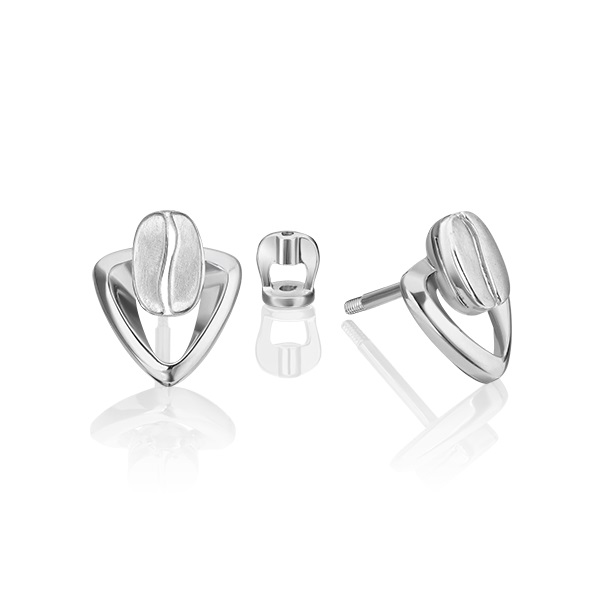 

Серьги пусеты из белого золота без вставки PLATINA jewelry 02-4915-00-000-1120, 02-4915-00-000-1120