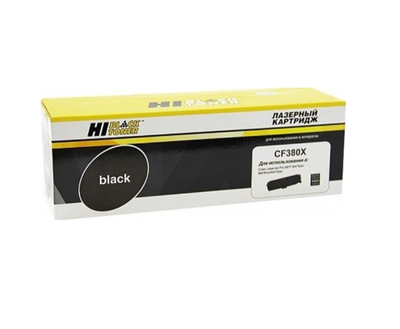фото Картридж для лазерного принтера hi-black hb-cf380x черный, совместимый