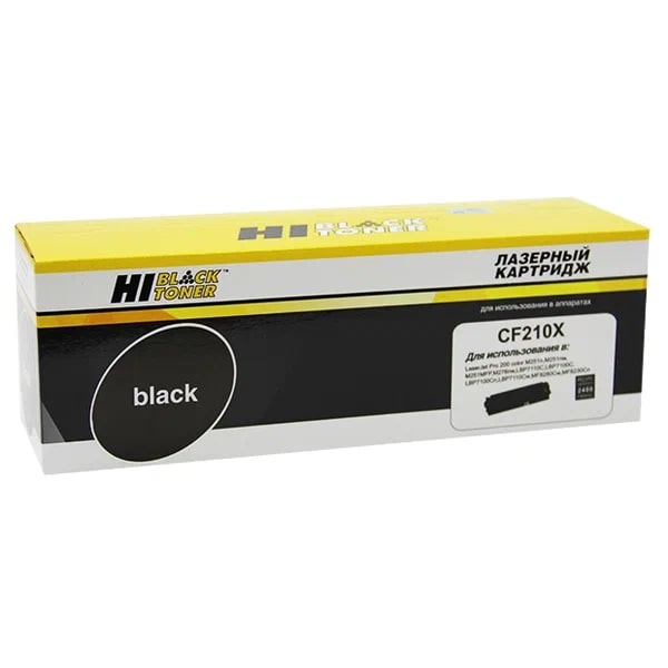 фото Картридж для лазерного принтера hi-black hb-cf210x черный, совместимый