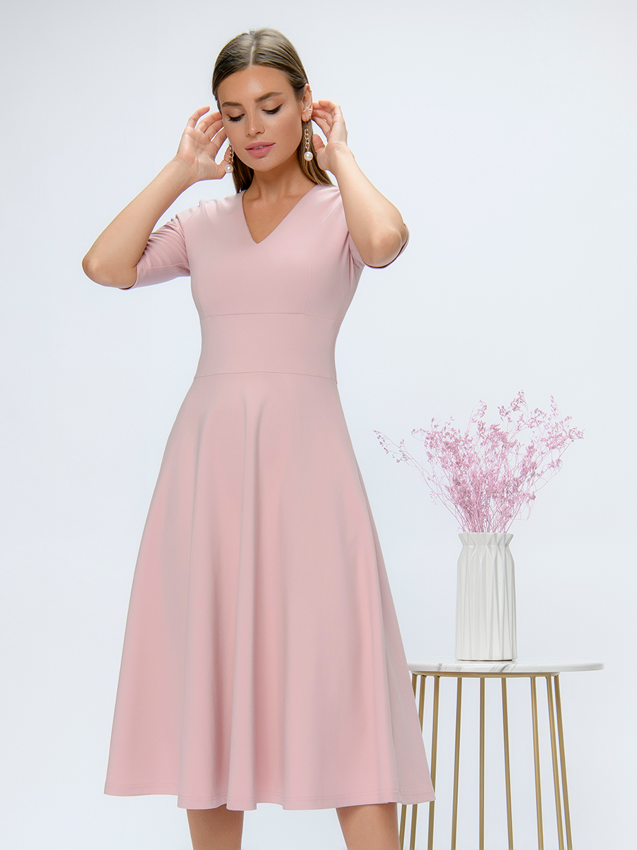

Платье женское 1001dress 102219 розовое 42 RU, Розовый, 102219