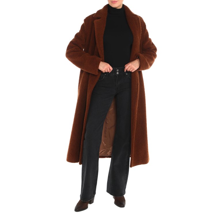Пальто женское Calzetti MINDY коричневое M