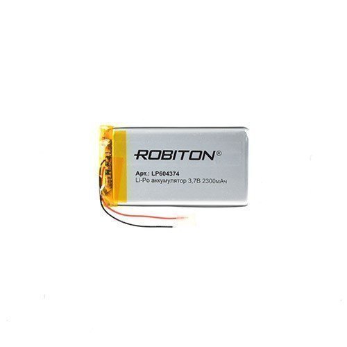 

Аккумуляторная батарея ROBITON LP604374 3.7В 2300мАч PK1