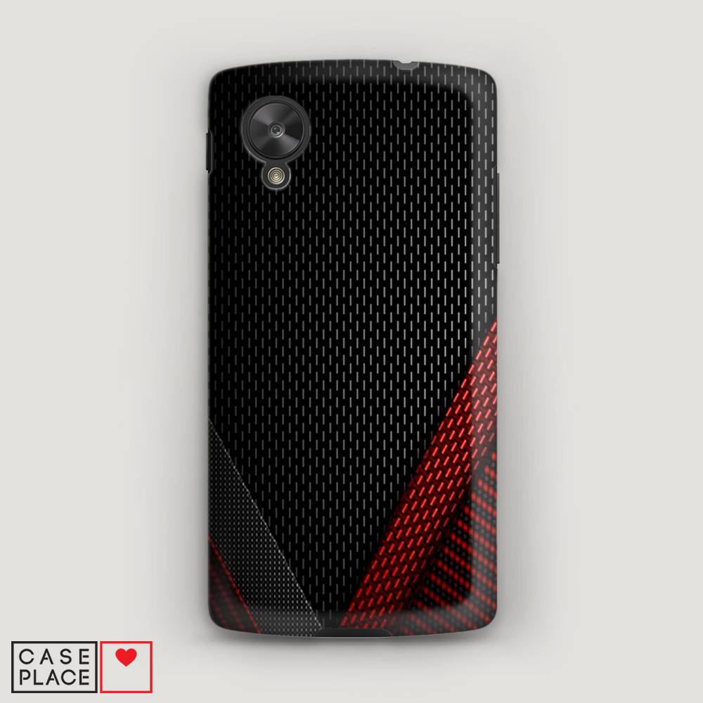 

Чехол Awog "Красный карбон" для LG Nexus 5