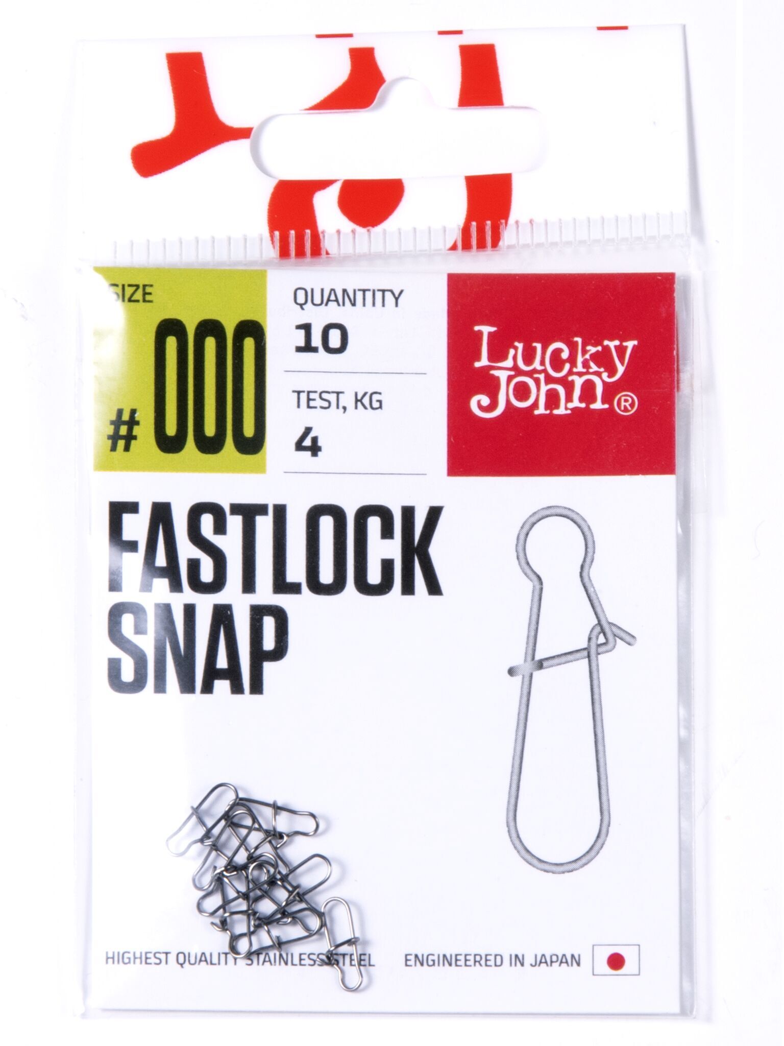 Застежки LJ Pro Series FASTLOCK SNAP 0000 4кг 10шт 245₽