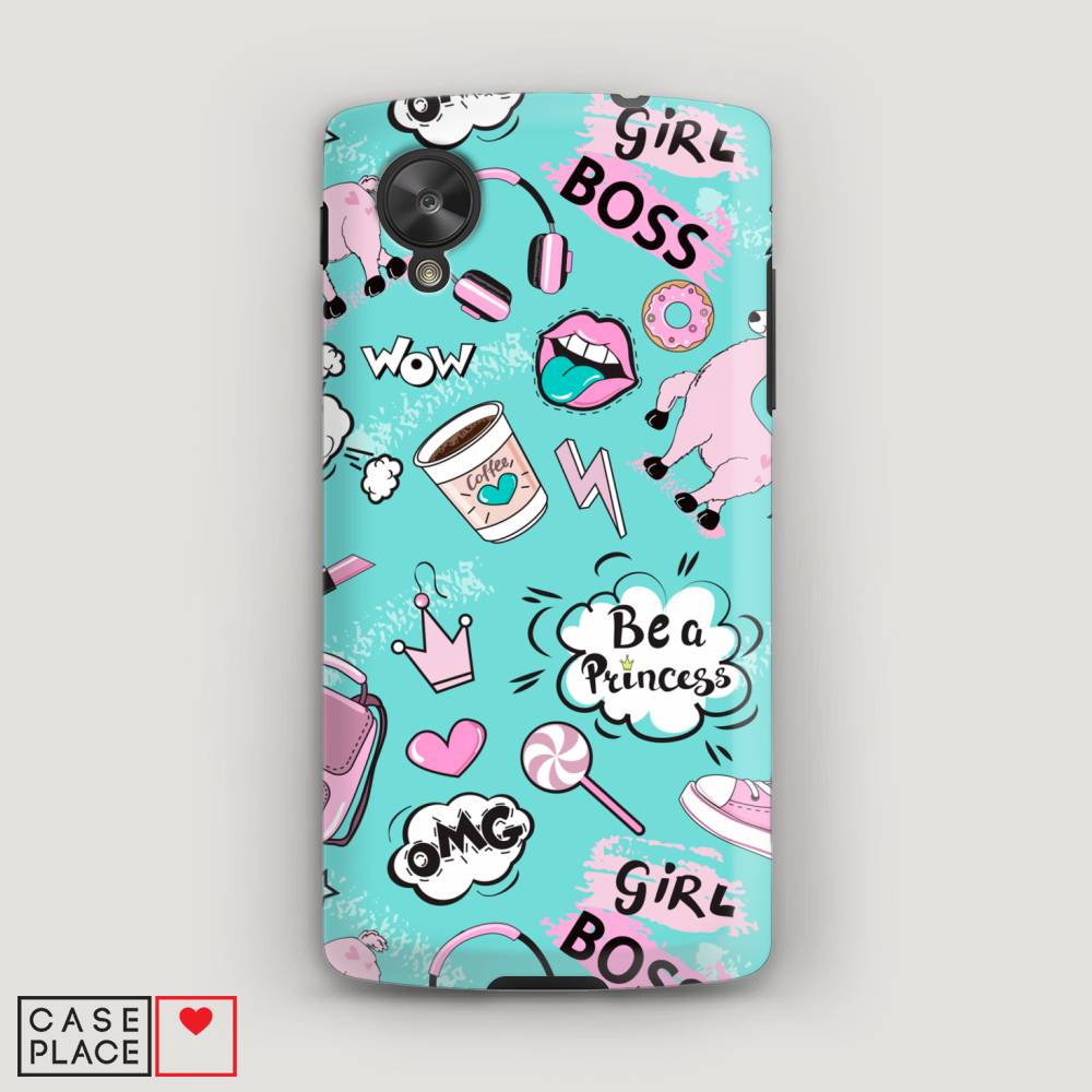 

Чехол Awog "Стильная лама" для LG Nexus 5